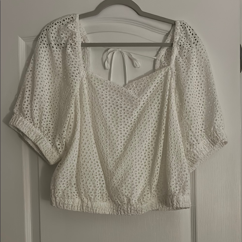 Everlane Eyelet Blouse